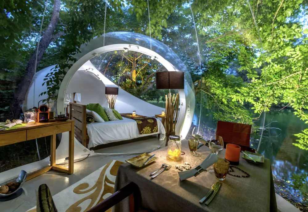 outdoor inflatable bubble tent